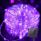 Solar String Lights Brightown 39FT 100 LED Halloween Purple
