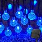 Solar String Lights Brightown Blue 60 LED 11 m à prova d'água