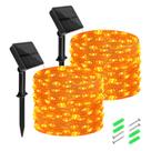 Solar String Lights cshare 5m 50LED à prova d'água laranja