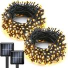 Solar String Lights L LAMPOP, pacote com 2, 100 LED, 10 m, branco quente