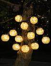 Solar String Lights PARTPHONER, pacote com 12, impermeável, branco quente