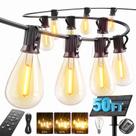 Solar String Lights Sikitul 50FT Outdoor Waterproof 18+1 LED