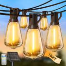 Solar String Lights Skoiuc 30 LED 30,5 m, controle remoto à prova d'água