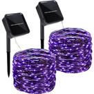 Solar String Lights Twinkle Star 240 LED Halloween 80 pés, 2 unidades Solar String Lights Twinkle Star 240 LED Halloween 80 pés, 2 unidades