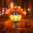 Solar Turkey Pumpkin Light Eyourlife 41 cm, decoração ao ar livre Solar Turkey Pumpkin Light Eyourlife 41 cm, decoração ao ar livre