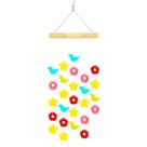 Solar Wind Chimes Topadorn Glass pendurado com luz solar