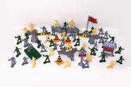 Soldadinhos De Brinquedo Balde Com Bonecos Soldados, Tanque De Guerra Veículo Militar COD. 017
