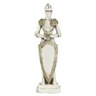 Soldado Medieval Na Base Estátua Branca Escolha Seu Modelo