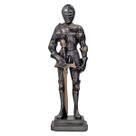 Soldado Medieval Na Base Estátua Chumbo Escolha Seu Modelo