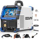Soldador AZZUNO 200A MIG 4 em 1 110V/220V de dupla tensão (cinza)