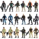 Soldados Skylety Special Forces - 18 Figuras de Ação (10cm)