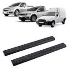 Soleira 2 Porta Protetor Preta Rigida Saveiro 2020