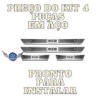 Soleira Aço Inox Fiat Mobi Todos Kit Pisante Com Nome Soleira Aço Inox Fiat Mobi Todos Kit Pisante Com Nome