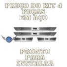 Soleira Aço Inox Fox Todos 4 Portas Kit Pisante Com Nome Soleira Aço Inox Fox Todos 4 Portas Kit Pisante Com Nome
