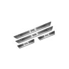 Soleira Aço Inox Gol 4 Portas Bola G3 G4 G5 Kit Pisante Nome