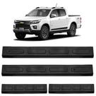 Soleira Camper Chevrolet S10 Cabine Dupla 2012 a 2021 Preta