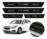 Soleira Cruze 2012 Até 2021 8 Peças Platinum Resinada Preta