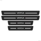 Soleira Da Porta Compatível Versa Fibra De Carbono Genérico