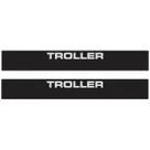 Soleira da Porta Troller Rf 1995/2000 Adesivo Preto/Branco