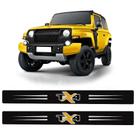 Soleira da Porta Troller TX4 2015 Até 2021 Adesivo Amarelo