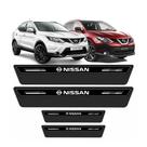 Soleira de Porta Nissan Preto Platinum 8 Peças