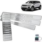 Soleira + Descanso Range Rover Evoque 2012/2020 Prata AR