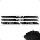 Soleira Diamante Compatível C/ F-250 2003/2011 + Black Over