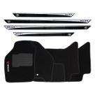 Soleira e Tapete Bordado Hilux Cabine Dupla 2013 2014 2015 Soleira e Tapete Bordado Hilux Cabine Dupla 2013 2014 2015