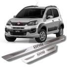 Soleira Fiat Uno 2012 a 2022 Aço Inox Escovado