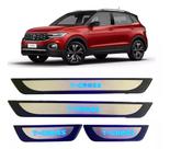 Soleira Led Azul Inox T-cross