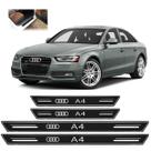 Soleira Platinum Audi A4 2000 a 2020 4 Peças Preto sp131 Soleira Platinum Audi A4 2000 a 2020 4 Peças Preto sp131