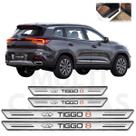 Soleira Platinum Caoa Chery TIGGO 8 2021 a 2022 Prata