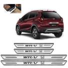 Soleira Platinum Honda WR-V 2017 a 2020 4 Peças Prata sp154