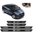 Soleira Platinum Hyundai HB20S 2013 a 2020 4 Peças Preto Soleira Platinum Hyundai HB20S 2013 a 2020 4 Peças Preto