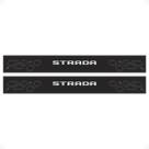 Soleira Porta Compatível Fiat Strada 2013/2019 Preto Textur