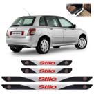 Soleira Porta Fiat Stilo 2003 a 2011 4 Pçs Resinado Sr01011