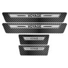 Soleira Porta Premium Prata Carbono Voyage 22 23 2024 2025