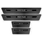 Soleira Porta Premium Preto Carbono Onix Plus 2023 2024
