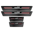 Soleira Porta Sport Vermelho Carbono Hb20 22 2023 2024 2025
