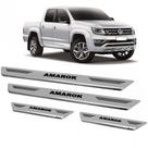 Soleira Premium Aço Inox Gravação Laser Amarok Mult