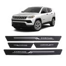 Soleira Preta 4 Portas Compass 2016 em Diante 4P Grid - S8412AC-PTO-I