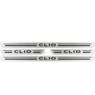 Soleira Resinada Aco Escovado C 4 Pc ... Clio 2013 A 2017 Nk-110291