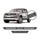 Soleira Resinada Volkswagen Amarok Proteção Carro 4 Portas 4 Peças