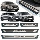 Soleiras de Aço Inox Escovado Hyundai Creta