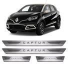 Soleiras de Aço Inox Escovado Renault Captur