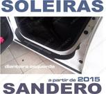 Soleiras Super Protetoras Renault Sandero 2015 a 2019 Soleiras Super Protetoras Renault Sandero 2015 a 2019
