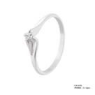 Solitário Ocean White Pedra 2,5mm em Ouro 18k