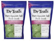 Solução de imersão para pés, conjunto de presente Dr. Teal's Pure Epsom Salt, 4 kg