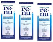 Solução de lentes de contato Bausch + Lomb Renu Travel Size 60mL x3