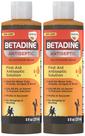 Solução de primeiros socorros Betadine líquida antisséptica 240 ml (pacote de 2)